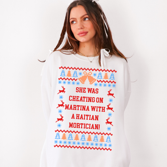 A Haitian Mortician Ugly Christmas Sweater
