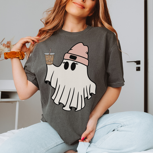 Ghost With Coffee Tee