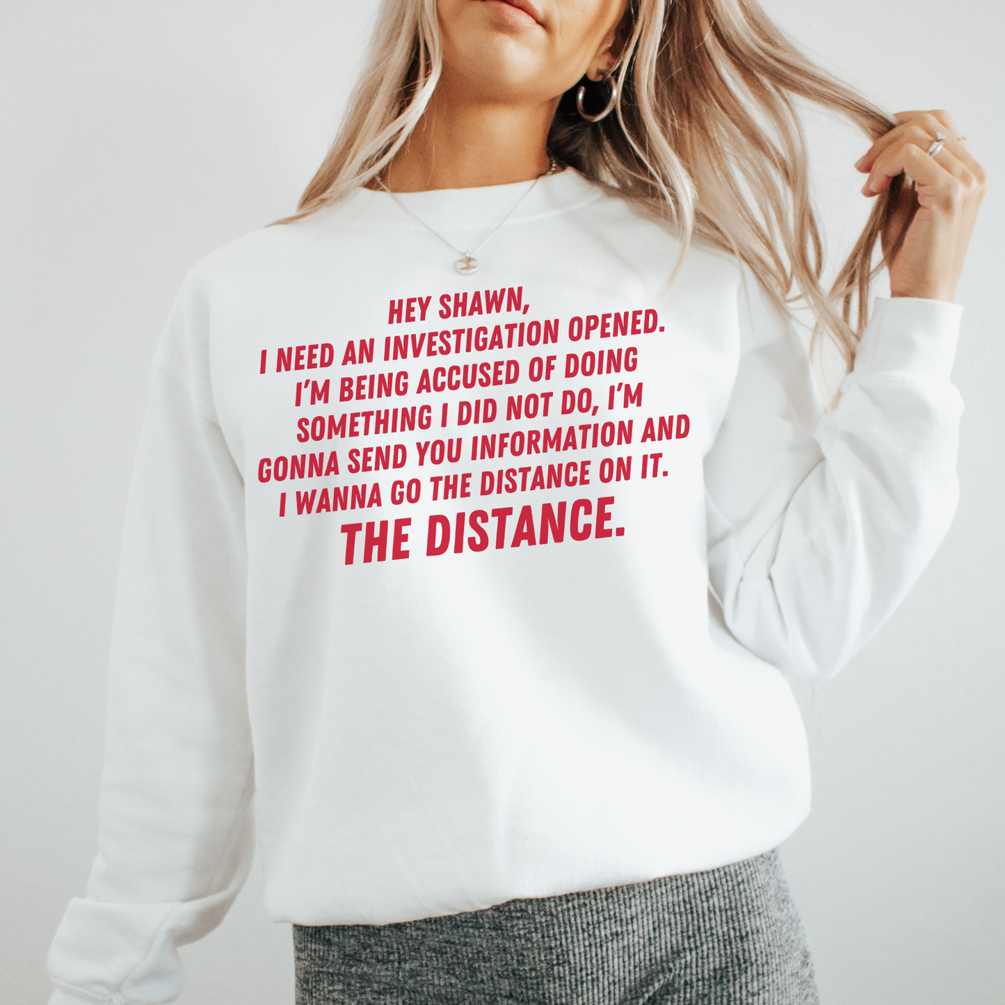 Lisa Barlow "The Distance" Crewneck