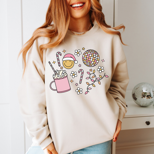 Preppy Christmas Sweatshirt