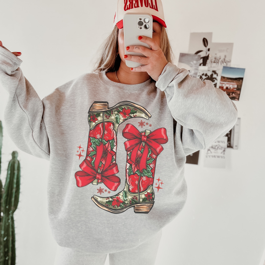 Cowgirl Christmas Sweatshirt