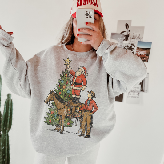 Cowboy Christmas Sweatshirt