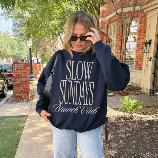 Slow Sundays Brunch Club Sweatshirt