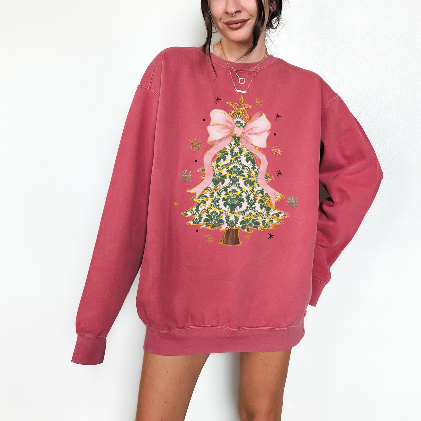 Preppy Chinoiserie Christmas Crewneck