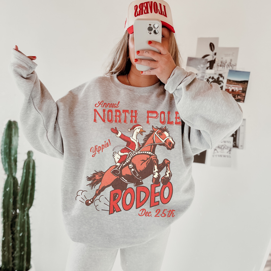 Silly Goose North Pole Rodeo Sweatshirt