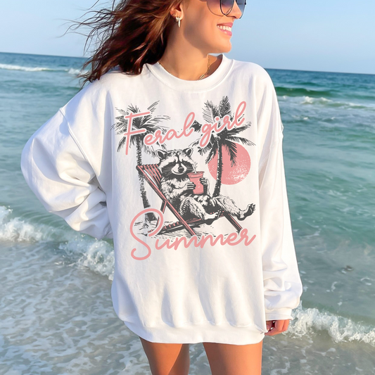 Feral Girl Summer Crewneck