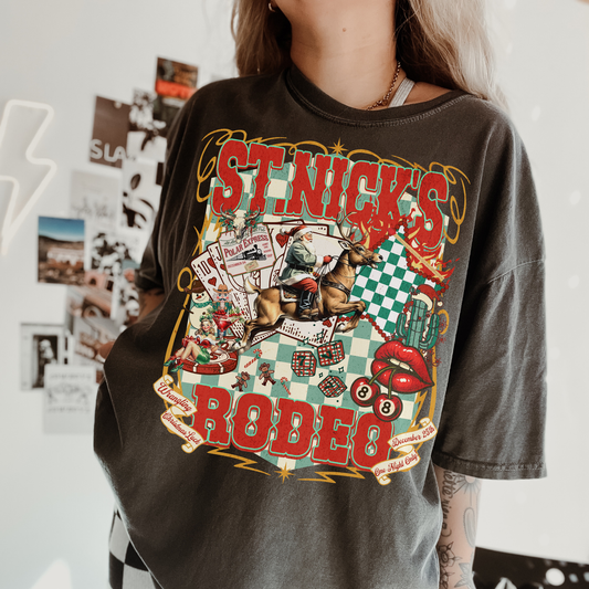 Retro St Nicks Rodeo Shirt