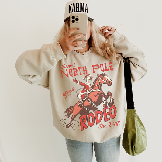 Silly Goose North Pole Rodeo Sweatshirt