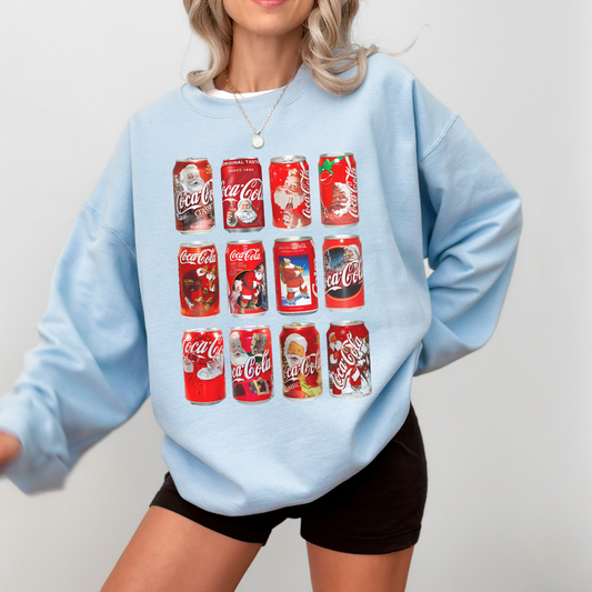 Santa Coke Can Sweatshirt