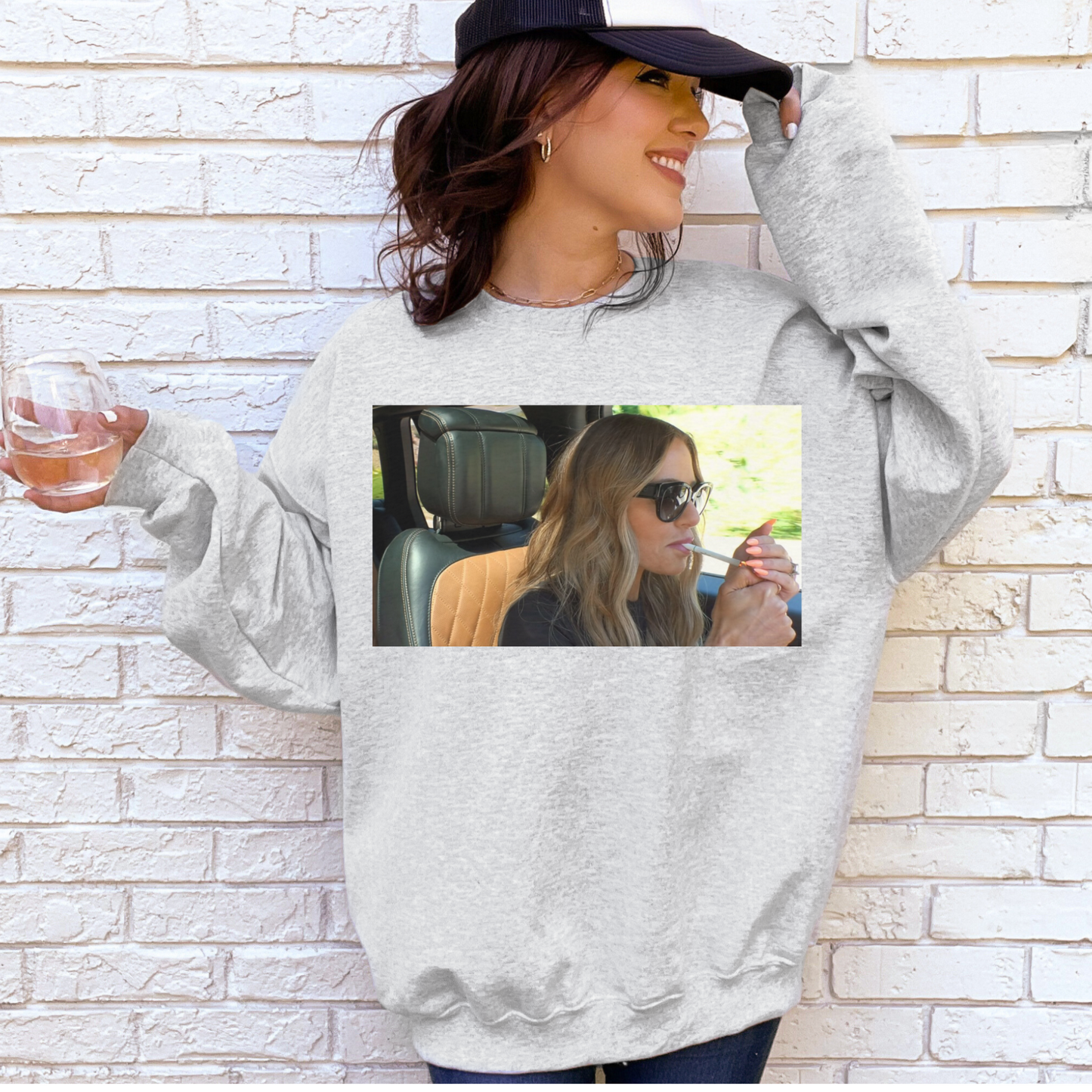 Dorit Smoking Cig Crewneck