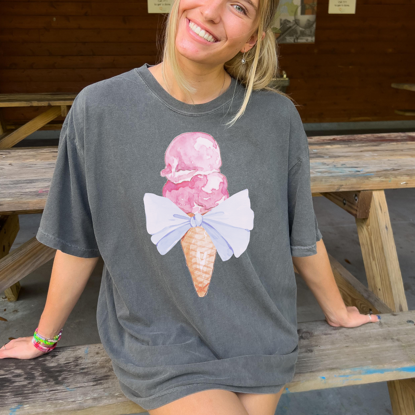 Coquette Ice Cream Cone Tee