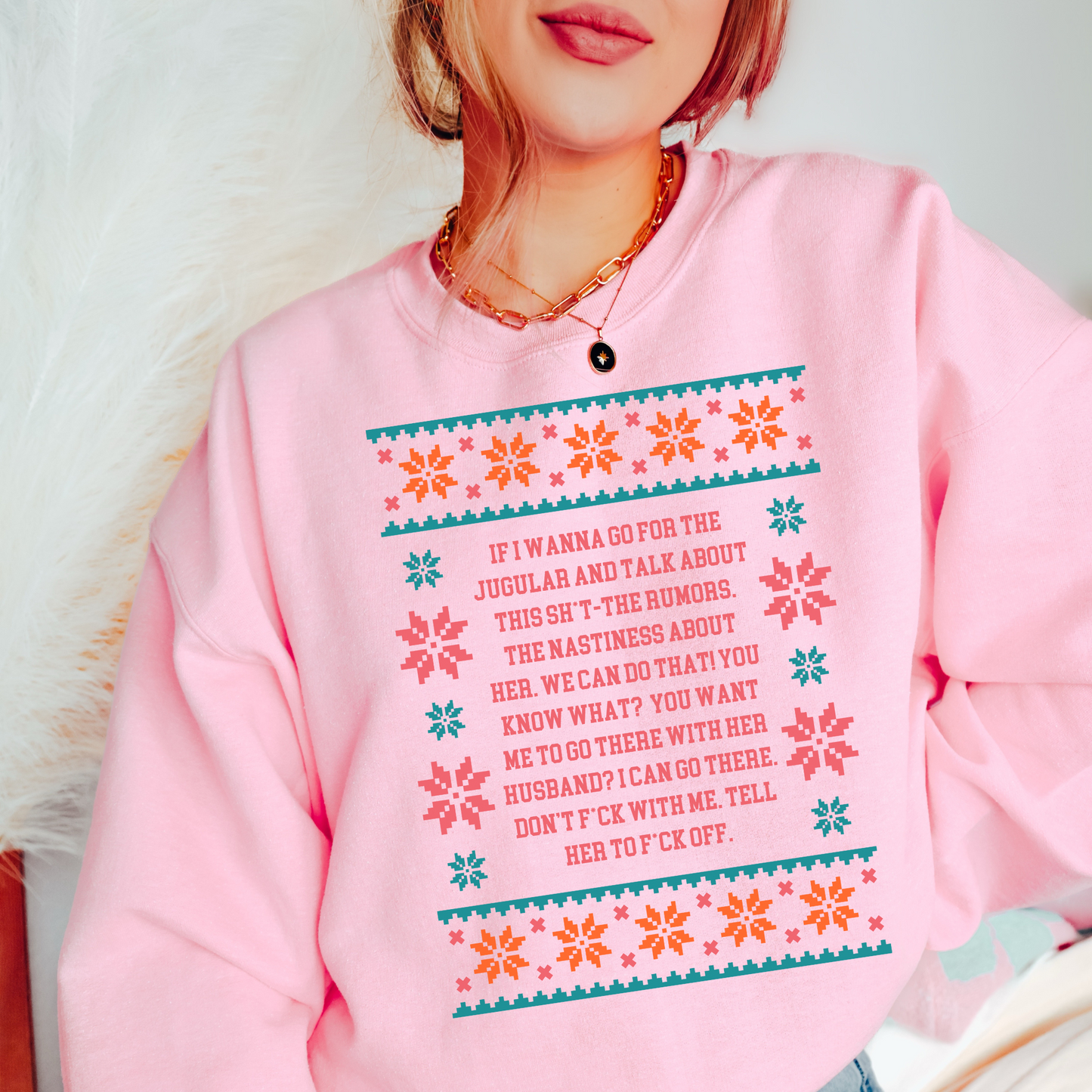 Meredith's "Rumors" Rant Ugly Christmas Sweater