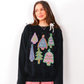 Preppy Christmas Tree Sweatshirt