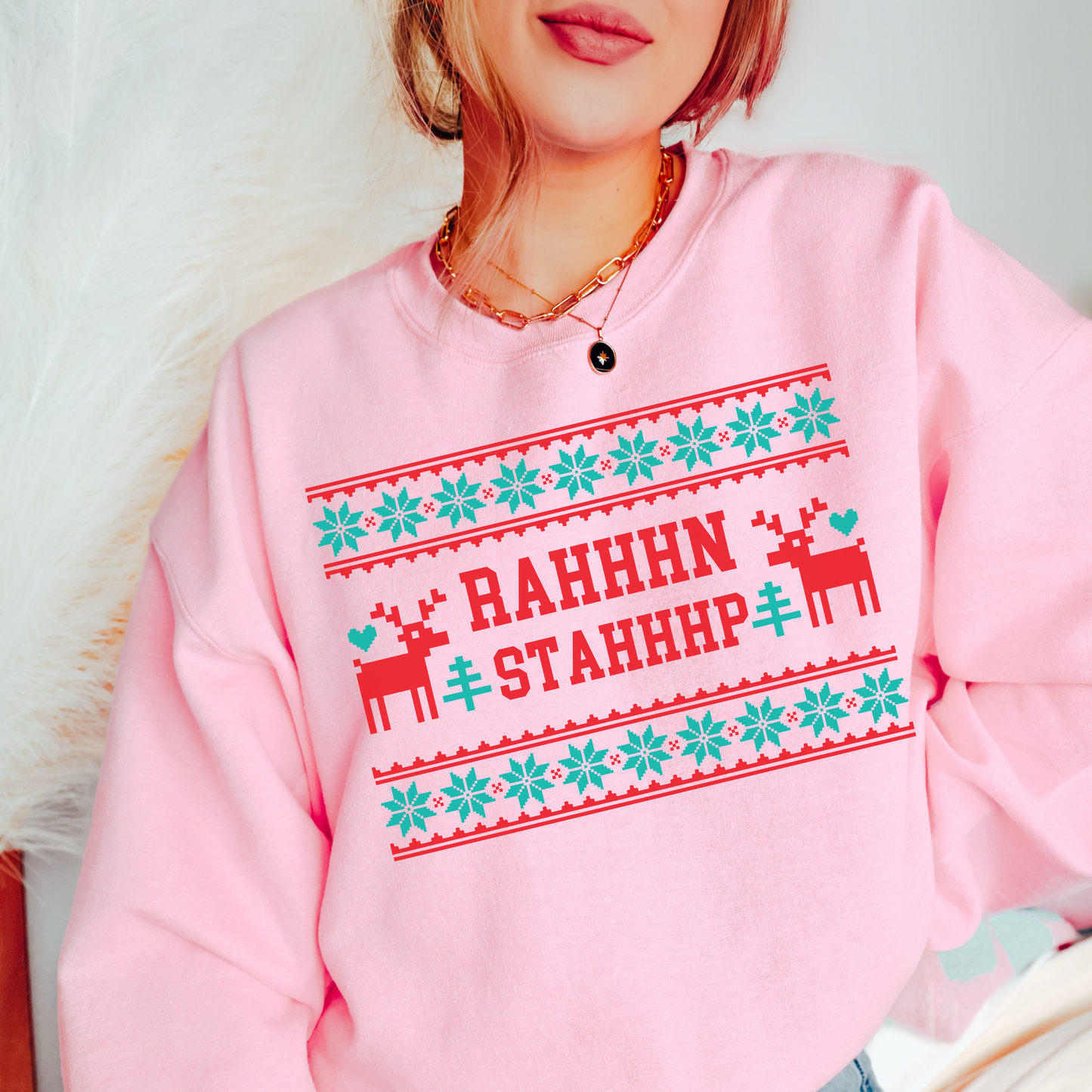 Rahhhn Stahhhp Ugly Christmas Sweater