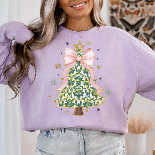 Preppy Chinoiserie Christmas Crewneck