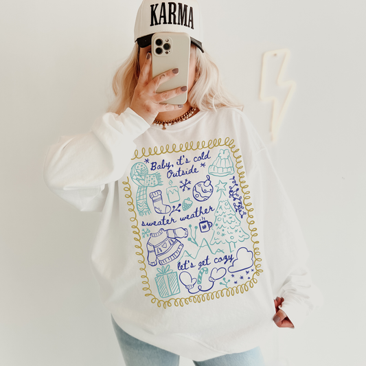 Coquette Sweater Weather Sweatshirt