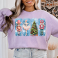 Watercolor Nutcracker Christmas Crewneck