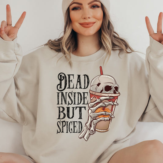 Dead Inside But Spiced Crewneck