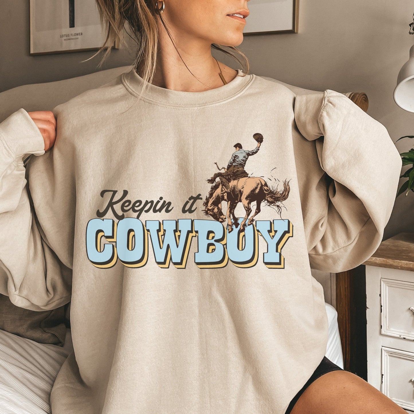 Keepin' It Cowboy Crewneck