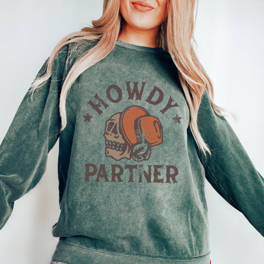 Comfort Colors Howdy Partner Sweatshirt