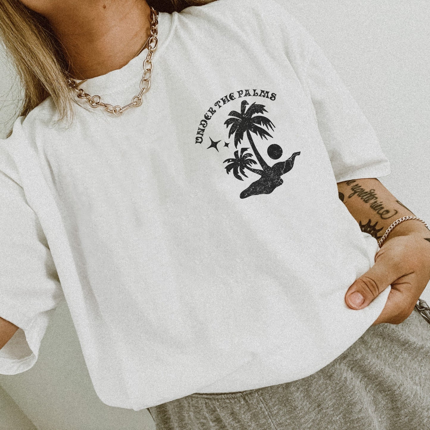 Under The Palms Tee