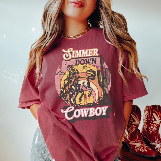 Simmer Down Cowboy Tee