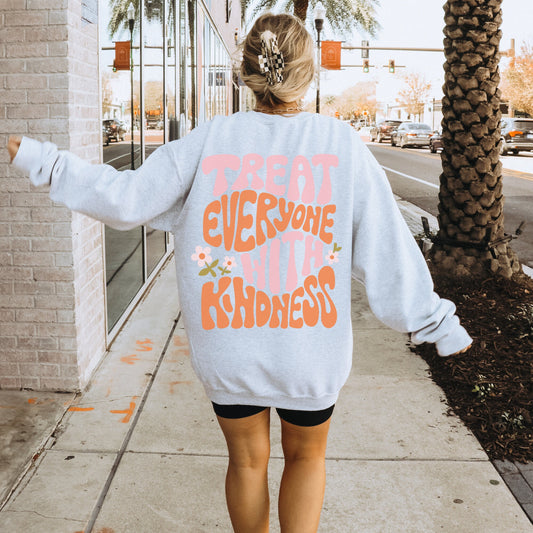 Retro Positive Quote Sweatshirt