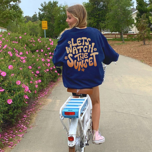 Lets Watch The Sunset Crewneck