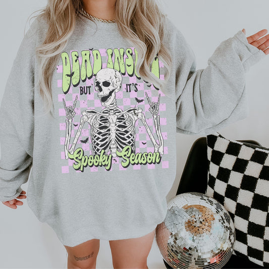 Dead Inside But It's Spooky Season Crewneck