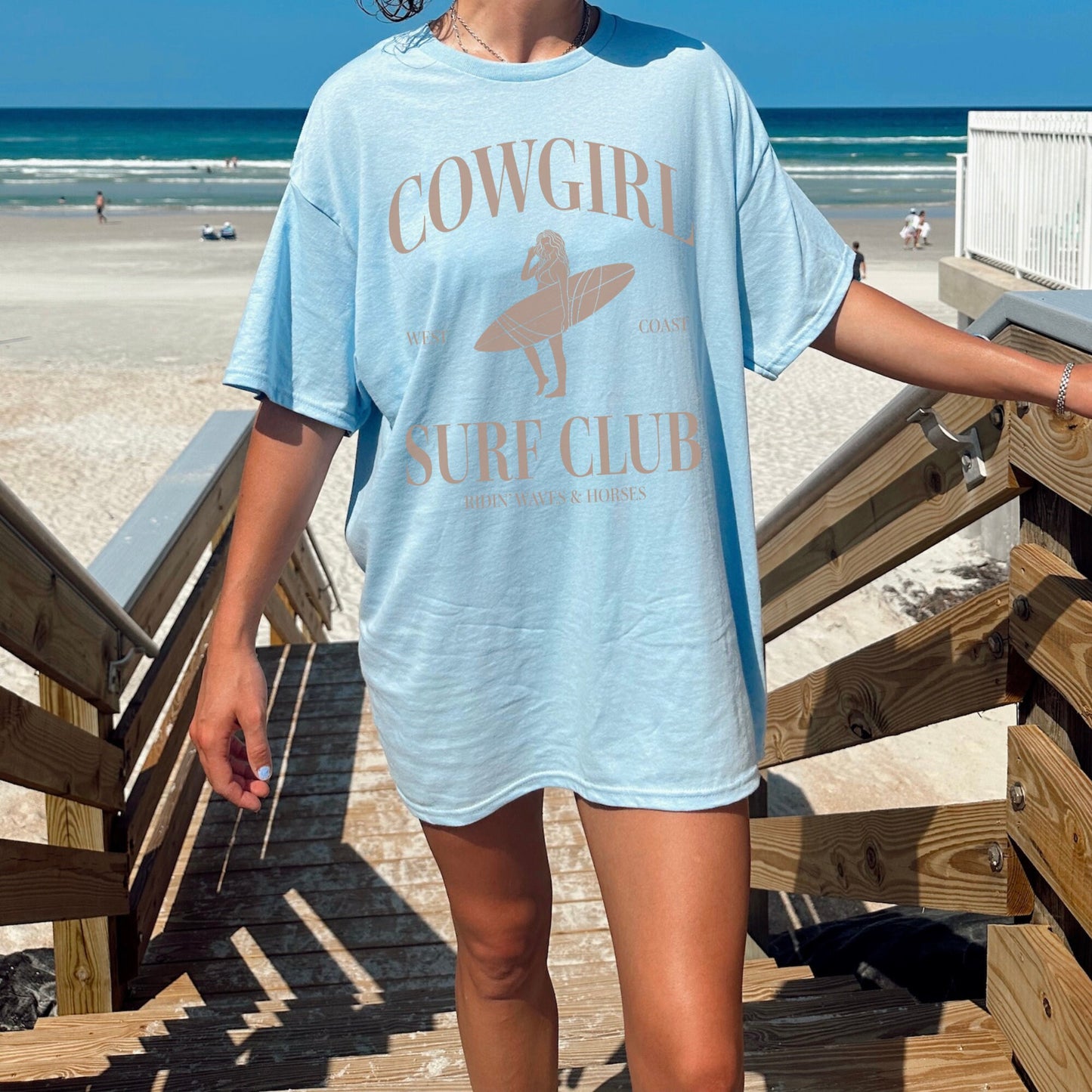 Cowgirl Surf Club Tee