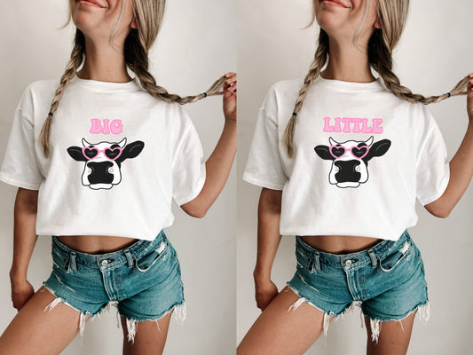 Big Little Cow Tees