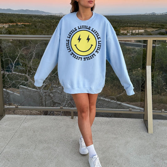 Big Little Smiley Crewnecks